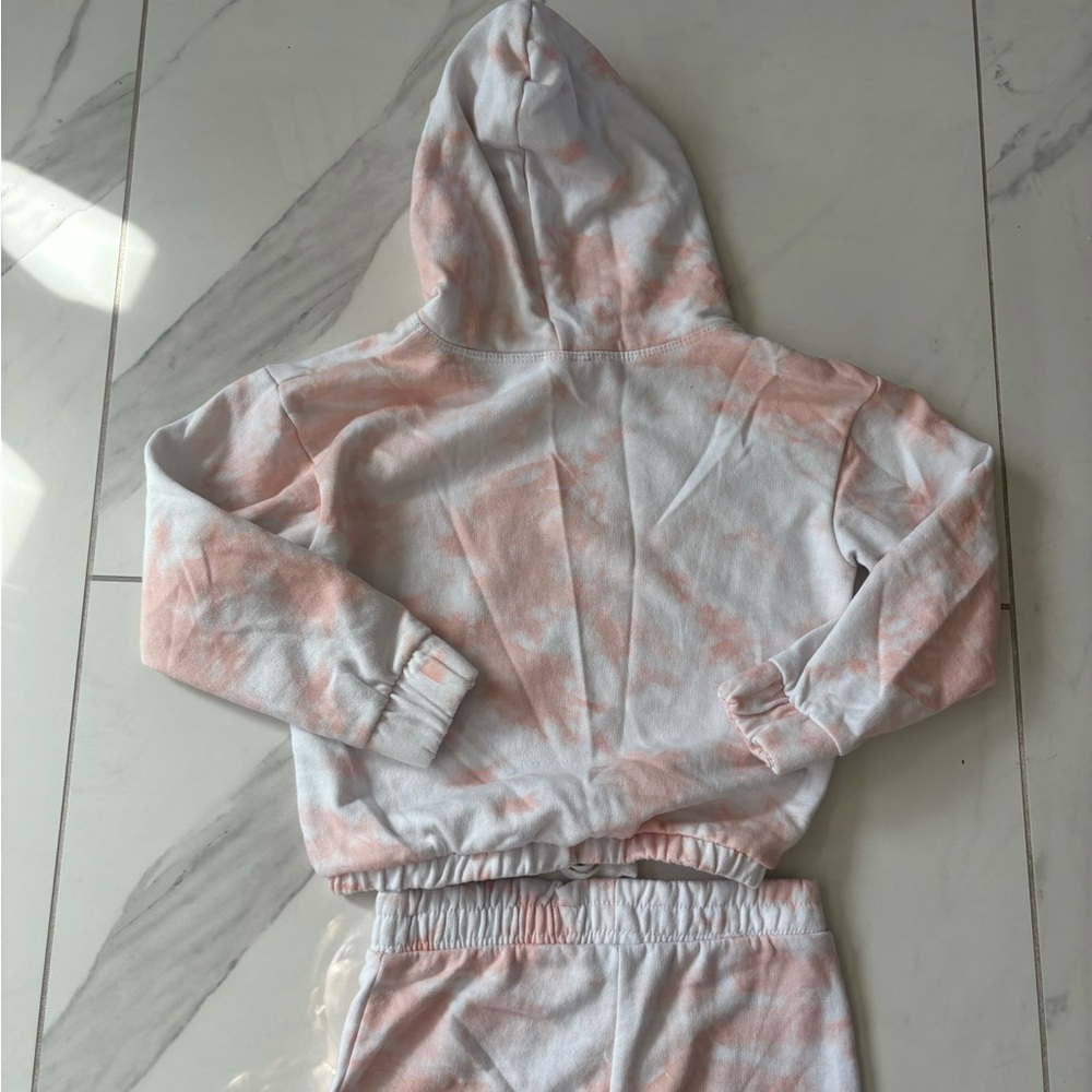 Guess Kids Pink and White Tie-Dye Set - Picture 6 of 8
